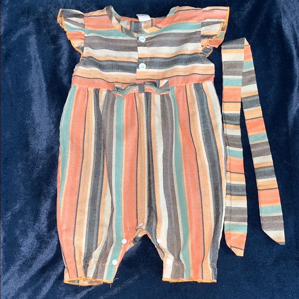 SHEIN Multicolor baby romper